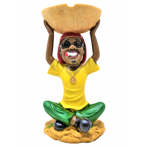 8" Polyresin Ashtray, Medium [AMFASH6]